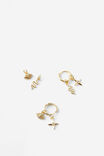 Select Color: UP CELESTIAL MULTI CHARM GOLD