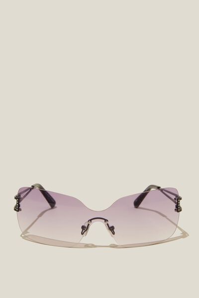Mikaela Shield Sunglasses, LILAC