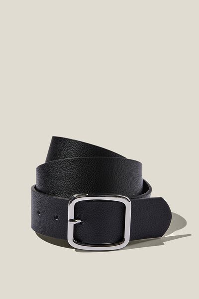Dad Belt, BLACK/SILVER