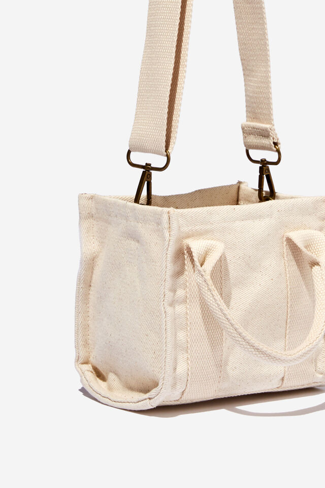The Mini Stand By Tote, NATURAL