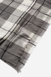 Millie Mid Weight Scarf, HERITAGE BLACK CHECK