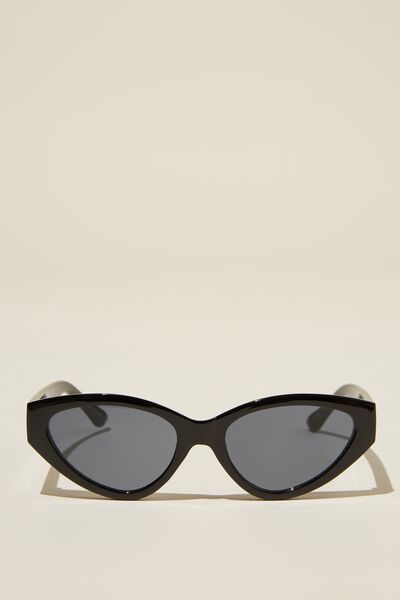 Óculos de Sol - Mia Cateye Sunglasses, BLACK