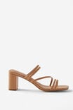 Eden Strappy Block Heel Mule, CAMEL SMOOTH - alternate image 1