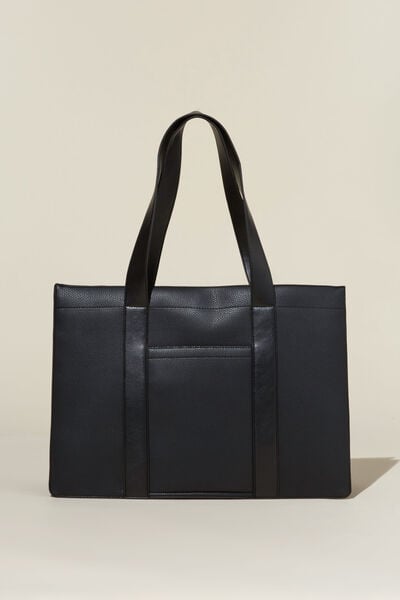 The Stand By Tote, BLACK PEBBLE