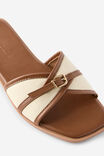 Charlotte Buckle Slide, CANVAS/TAN - example image 2