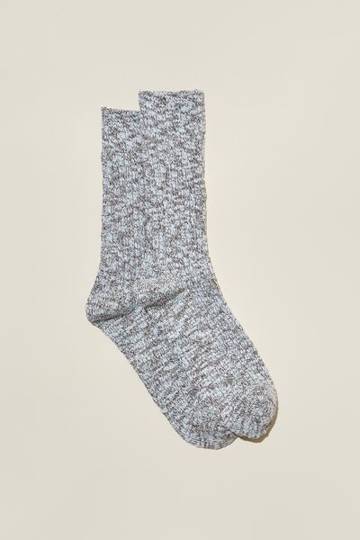 The Holiday Sock, CHOC/BLUE TWIST