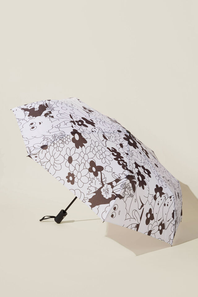 Rainy Day Compact Umbrella, LCN DABS MONO