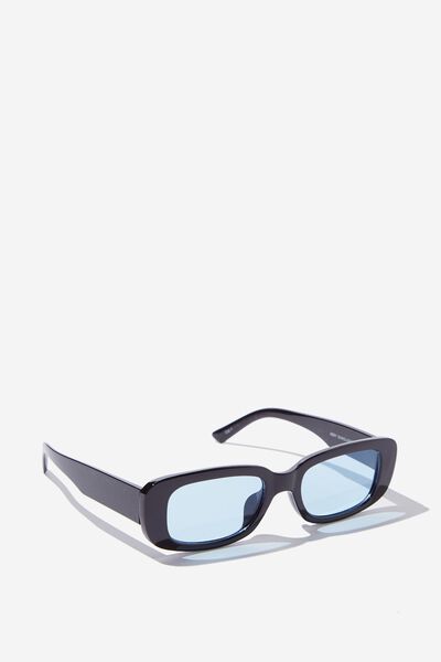 Abby Sunglasses, BLACK/BLUE