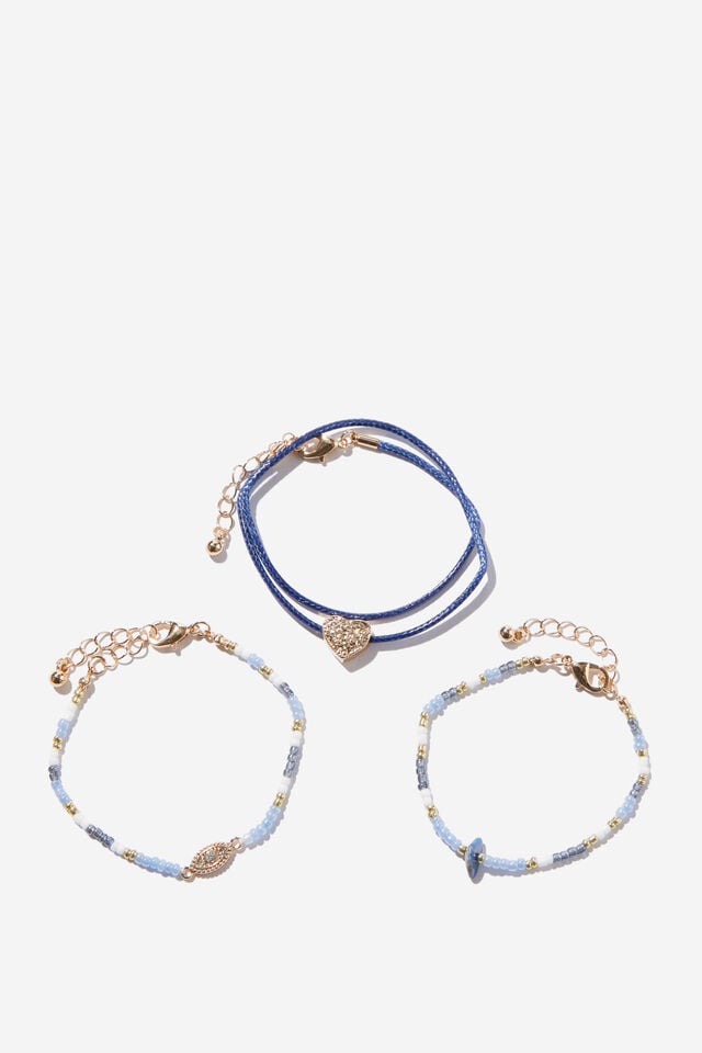 Multipack Bracelet, UP SEADBEAD BRACELET BLUE