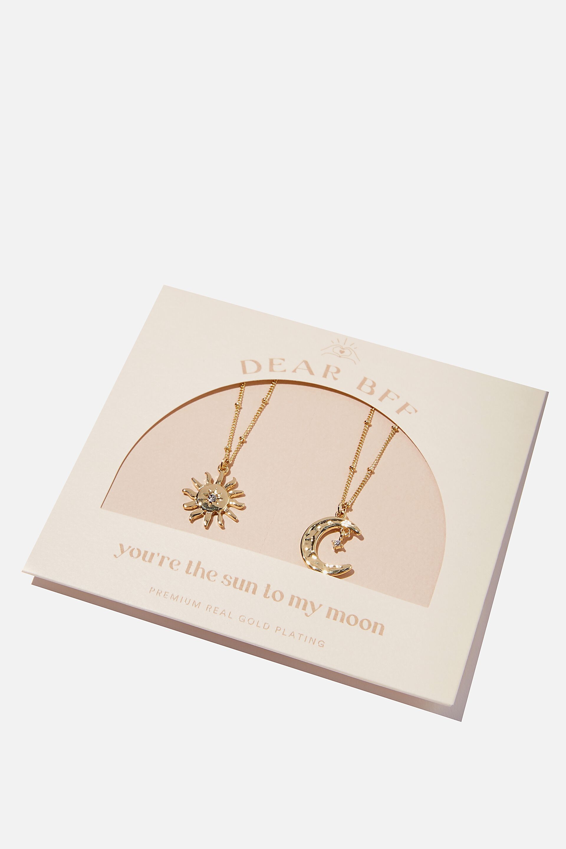 Gifts Gifts For Her | Dear Bff 2Pk Necklace - HV04205