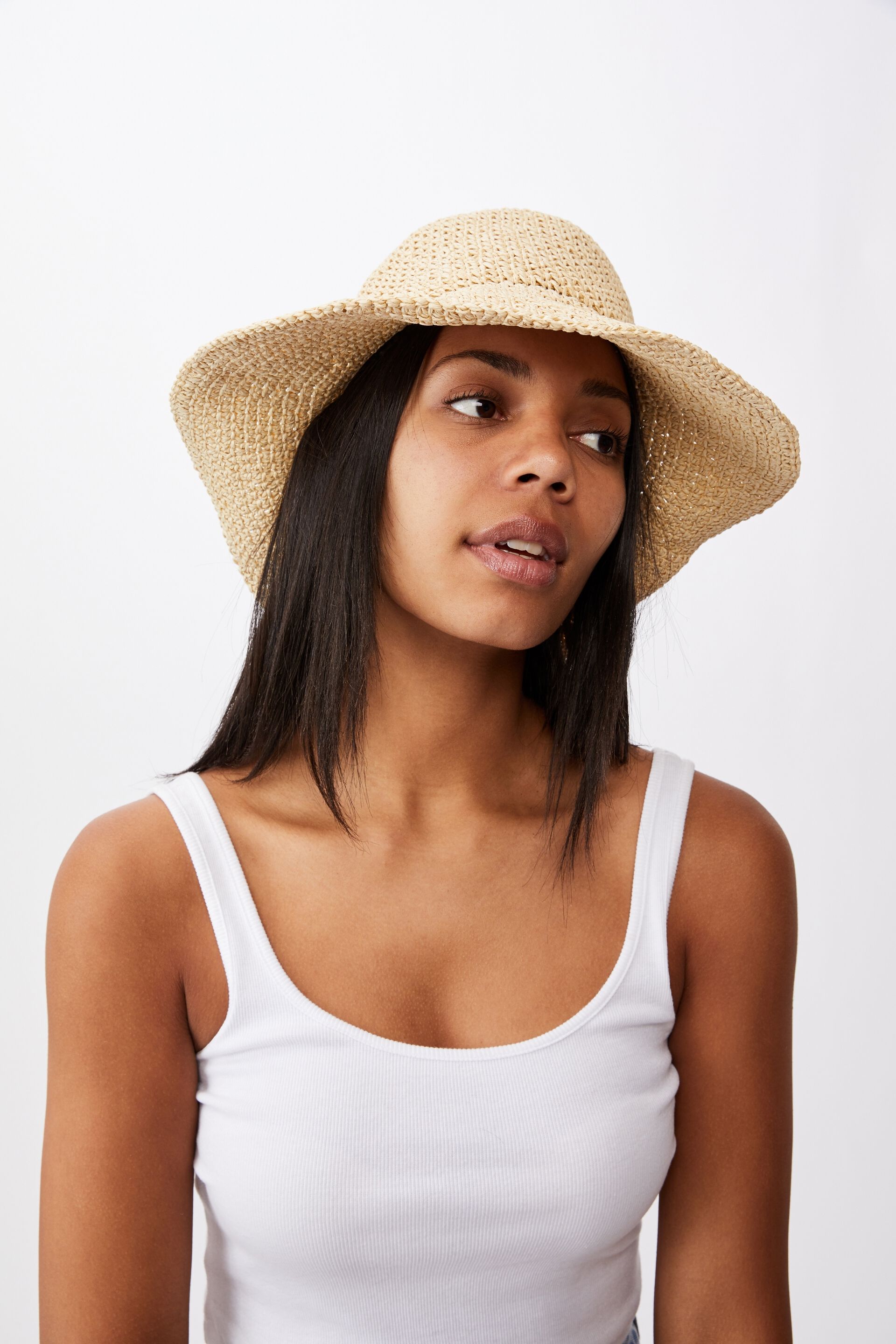 Women Hats | Kimberley Crochet Bucket Hat - PF37026