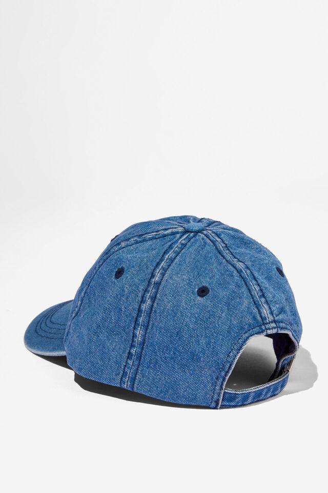 Classic Dad Cap - Vacation Personalised, WASHED DENIM/OFFSHORE BLUE