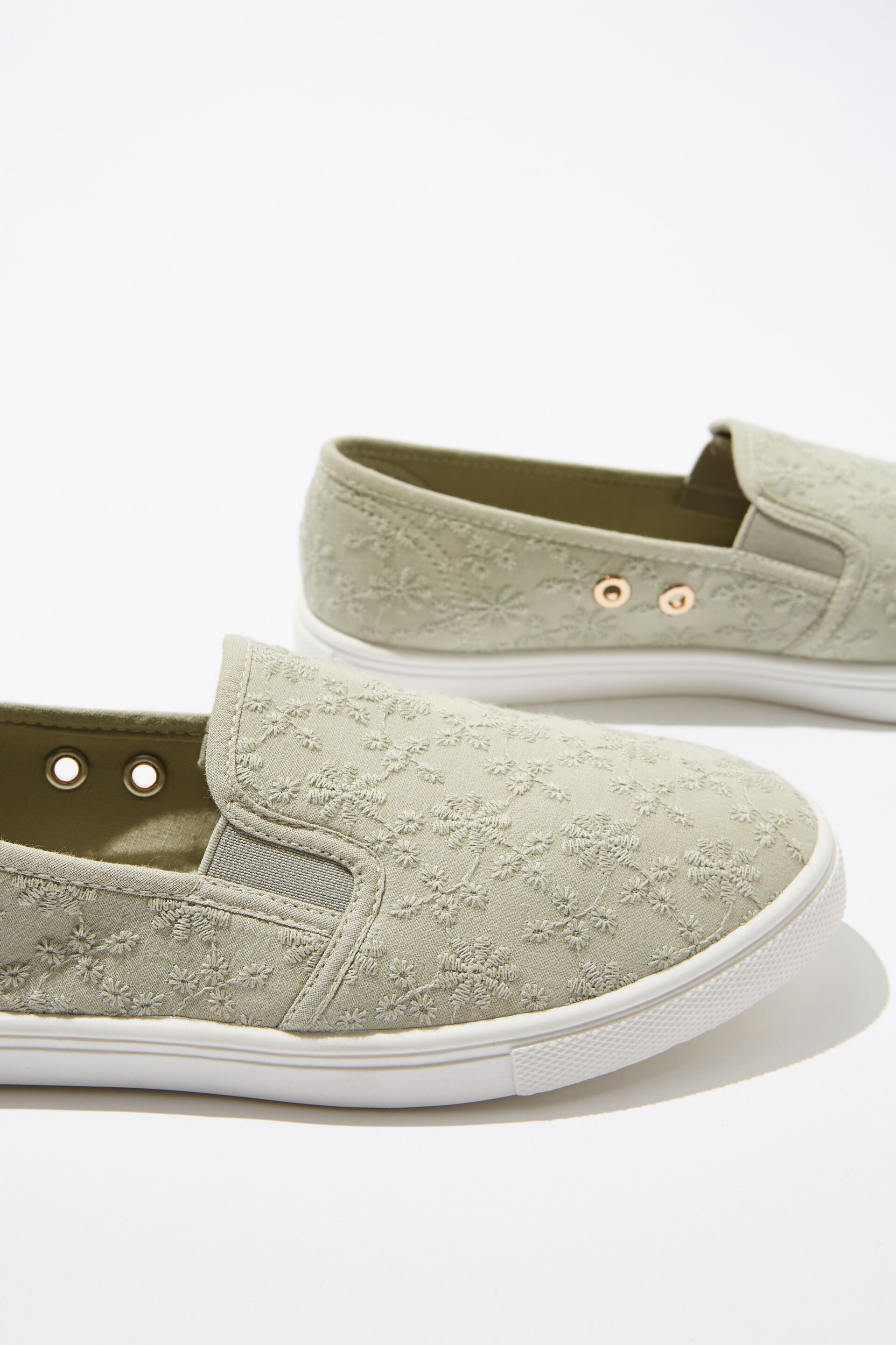 cotton on slip on shoes