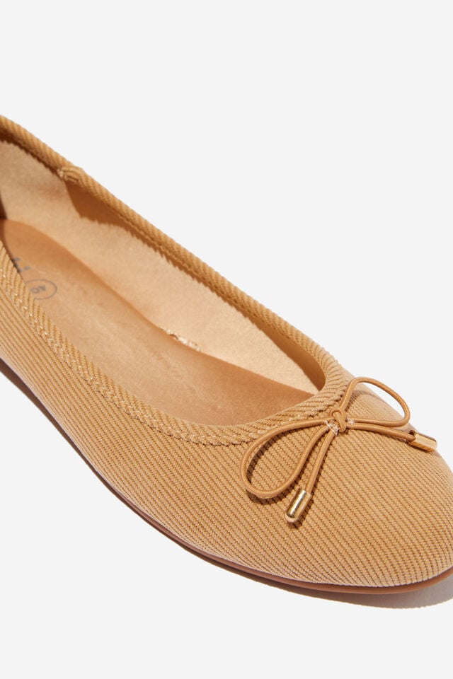 Emma Bow Ballerina, CAMEL CORD