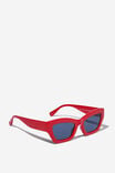 Ciara Cat Eye Sunglasses, SCARLET RED - alternate image 2