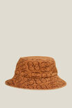 Reversible Bianca Bucket Hat, CO MONOGRAM YARDAGE/MOCHA - alternate image 1