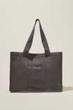 The Personalised Stand By Tote, WASHED CHARCOAL - alternate image 1