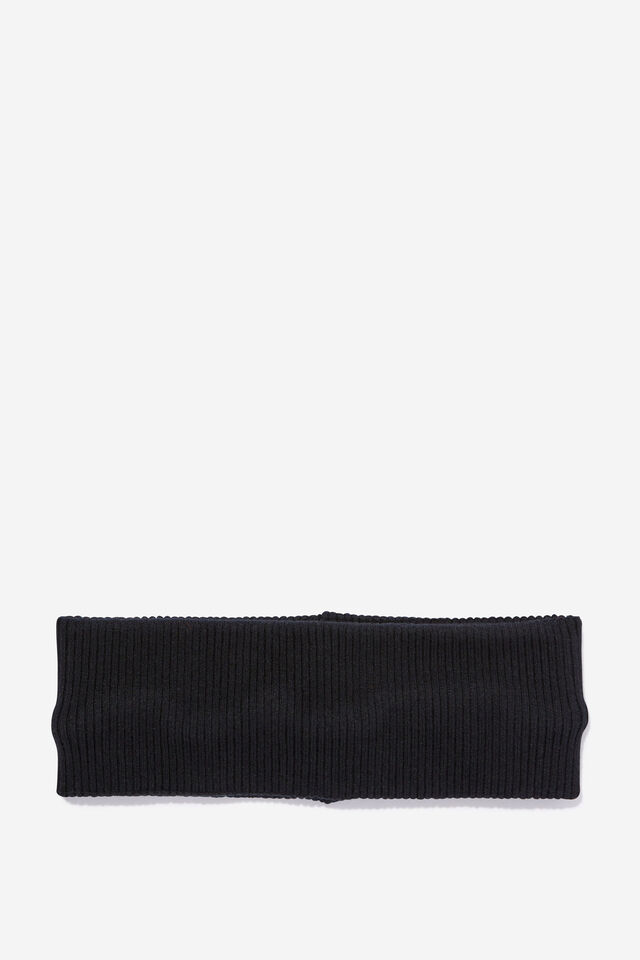 Soft Headband, BLACK