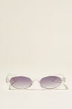 Ophelia Oval Sunglasses, CRYSTAL - alternate image 1