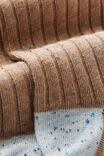 Speckle Crew Sock, BROWN SPECK - example image 2