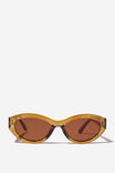 Eliza Subtle Cat Eye Sunglasses, CRYSTAL TAUPE - alternate image 1