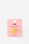 Waterproof Ring Gold Chunky Double - Rubi X Luyanda Zwane, WATERPROOF RING GOLD CHUNKY DOUBLE - example image 2