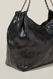 Jamie Chain Tote Bag, BLACK & SILVER CHAIN - alternate image 2