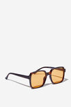 Georgia Oversized Square Sunglasses, TORT/YELLOW - alternate image 2