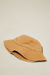 Willow Washed Bucket Hat, TOFFEE - alternate image 2