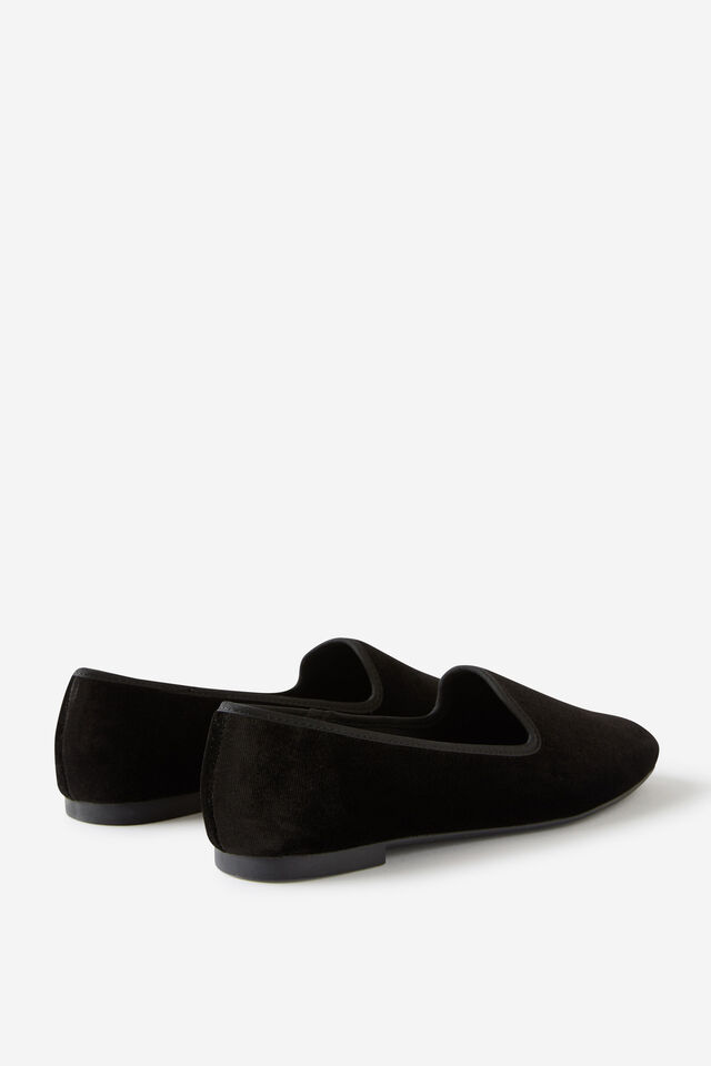 Sophie Slipper Cut Loafer, BLACK VELVET