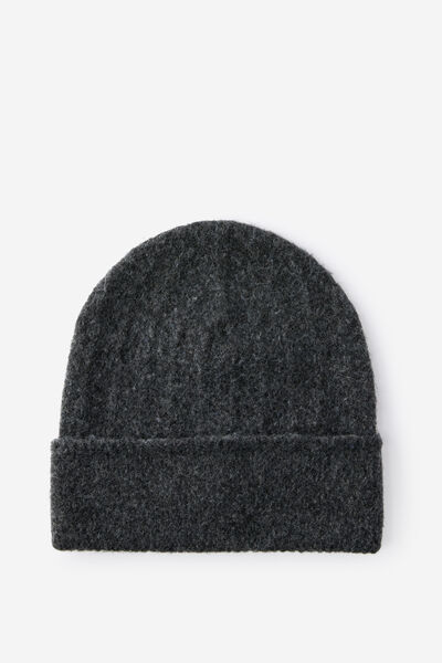 Luxe Beanie, CHARCOAL