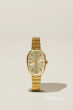 Classic Watch, GOLD PLATED OVAL FLAT BAND - alternate image 1