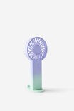 Mini Portable Fan, MINT/LILAC - alternate image 2