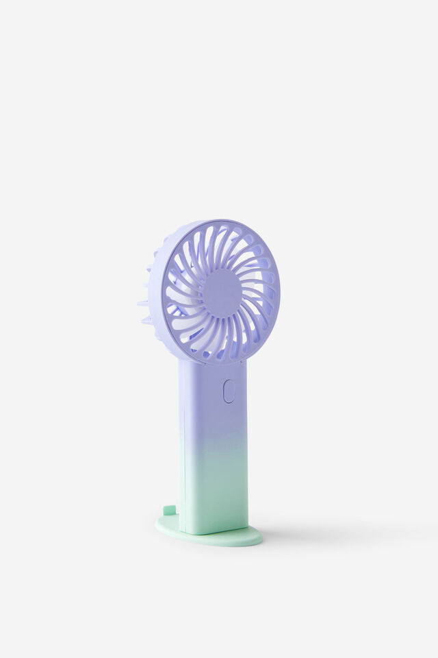 Mini Portable Fan, MINT/LILAC