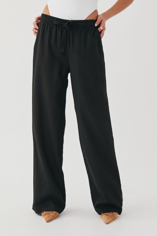 Cotton On Women's Black Pants - Pull-On Flare Pants - ShopStyle Wide-Leg  Trousers