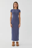 Soft Short Sleeve Maxi Dress, WEEKEND BLUE - alternate image 2