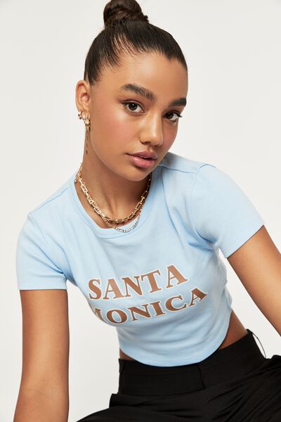 Bambi Printed T Shirt, ISLAND BLUE/SANTA MONICA
