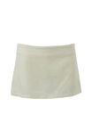 Marley Low Rise Linen Mini Skort, FROSTED YELLOW - example image 5