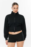 Bobby Fold Back Booty Short, BLACK - example image 2