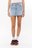 Maya Denim Mini Skirt, L.A. BLUE - alternate image 2