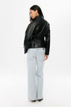Valentina Trench Jacket, BLACK - example image 3