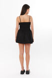 Mary Ruched Mini Dress, BLACK - alternate image 3