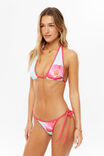 Rio Tie Side Bikini Bottom, POPPY BLUE PINK - example image 4