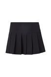 Tilly Pleated Mini Skirt, BLACK - alternate image 6