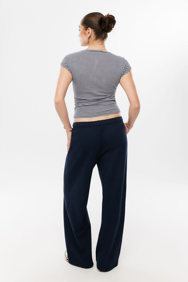 Alexis Henley Tee, SARA STRIPE NAVY WHITE