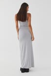 Soft Strappy Ruched Maxi Dress, GREY MARLE - alternate image 3