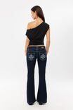 Soft Piper Off Shoulder Top, BLACK - example image 3