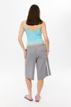 Sleek Riri Scoop Neck Tank, GLOSSY AQUA - example image 3