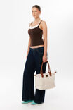 Sleek Julia Top, GLAZE BROWN/COSY CREAM - example image 4