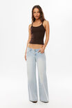 Ultra Low Rise Baggy Jean, ECLIPSE BLUE DIAMANTE - example image 4